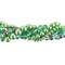 Crystal Lane DIY Green Hydrangea Twisted Glass & Pearls Beads, 5 Strands